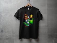 Load image into Gallery viewer, Vibrant Super Mario and Yoshi Graphic T-Shirt