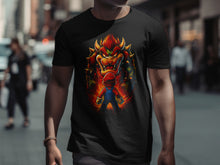 Load image into Gallery viewer, Fiery showdown graphic featuring characters t-shirt