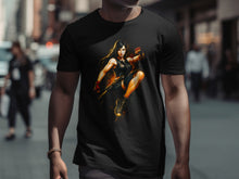 Load image into Gallery viewer, Dynamic Fierce Warrior Kick Tee Shirt Graphic Style