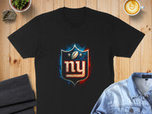 Load image into Gallery viewer, Fiery NY Football Fan Logo Graphic Tee Shirt