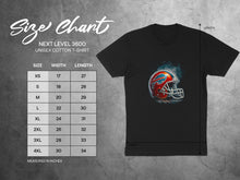 Load image into Gallery viewer, Football Helmet Graphic Unisex Cotton T-Shirt