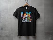 Load image into Gallery viewer, Super Bowl IX Graphic Tee with Fun Cartoon Design Product