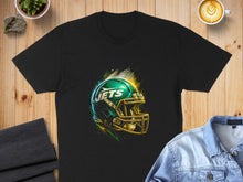 Load image into Gallery viewer, Jets Football Helmet Illustration T-Shirt