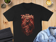Load image into Gallery viewer, Rob Zombie Skull Graphic Black T-Shirt For Fans