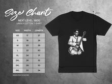 Load image into Gallery viewer, Retro Guitarist Graphic Design Black T-shirt