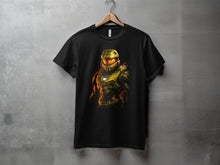 Load image into Gallery viewer, Futuristic Armored Warrior Graphic T-Shirt