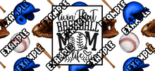 Load image into Gallery viewer, Baseball Mom Life UV DTF Wrap