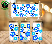 Load image into Gallery viewer, Blue Flower UV DTF Wrap #103