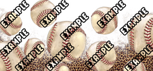 Load image into Gallery viewer, Baseball Leopard UV DTF Wrap