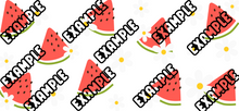 Load image into Gallery viewer, Daisy & Watermelon UV DTF Wrap