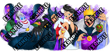 Load image into Gallery viewer, Evil Witch UV DTF Wrap #49, Movie Character UVDTF Cup Wrap 16oz