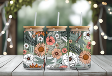 Load image into Gallery viewer, Floral & Dragon Flies UV DTF Wrap #142