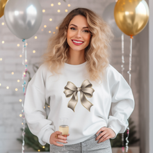 Load image into Gallery viewer, Happy New Year 2025 DTF Transfer Gold coquette bow HP-0002