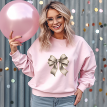 Load image into Gallery viewer, Happy New Year 2025 DTF Transfer Gold coquette bow HP-0002