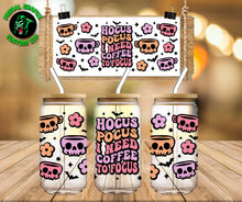 Load image into Gallery viewer, HOCUS POCUS COFFEE #227 UVDTF Cup Wrap 16oz