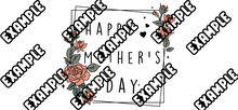 Load image into Gallery viewer, Happy Mother's Day UV DTF Wrap
