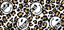Load image into Gallery viewer, Leopard Smiley UV DTF Wrap