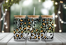 Load image into Gallery viewer, Leopard Smiley UV DTF Wrap