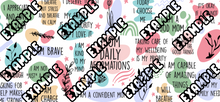 Load image into Gallery viewer, MOM DAILY AFFIRMATIONS UV DTF Wrap #101