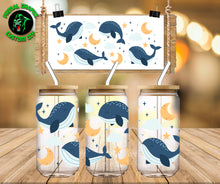 Load image into Gallery viewer, Moon Whales UV DTF Wrap #76