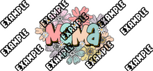 Load image into Gallery viewer, Mama Floral UV DTF Wrap