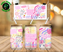 Load image into Gallery viewer, Pink Feelings UV DTF Wrap #76