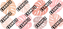 Load image into Gallery viewer, PINK MONSTERA UV DTF Wrap