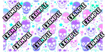 Load image into Gallery viewer, PURPLE SKULLS AND STARS #236 UVDTF Cup Wrap