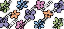 Load image into Gallery viewer, RETRO FLOWERS UV DTF Wrap #136