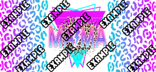 Load image into Gallery viewer, RETRO LEOPARD MAMA LIGHTENING UV DTF Wrap #116