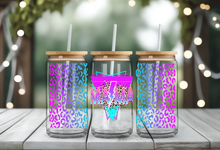 Load image into Gallery viewer, RETRO LEOPARD MAMA LIGHTENING UV DTF Wrap #116