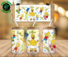 Load image into Gallery viewer, Yellow Family UV DTF Wrap #46