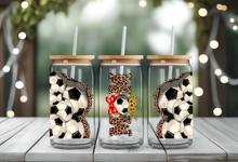 Load image into Gallery viewer, SOCCER LEOPARD MOM UV DTF Wrap