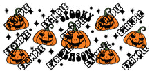 Load image into Gallery viewer, SPOOKY SEASON PUMPKIN UVDTF Cup Wrap