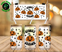 Load image into Gallery viewer, SPOOKY SEASON PUMPKIN UVDTF Cup Wrap