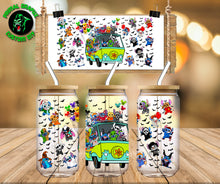 Load image into Gallery viewer, Blue Alien Halloween 2 #217 UVDTF Cup Wrap