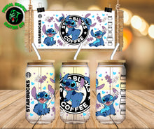 Load image into Gallery viewer, Blue Alien Star$ UV DTF Wrap #7