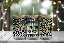 Load image into Gallery viewer, WIFEY MAMA BOSS LEOPARD UV DTF Wrap