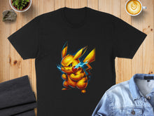 Load image into Gallery viewer, Fierce Electric Pikachu Graphic Printed T-shirt