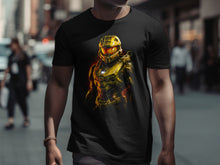 Load image into Gallery viewer, Futuristic Robot Warrior Graphic Design T-shirt