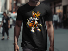 Load image into Gallery viewer, Tails the Fox Cartoon Character Graphic T-Shirt