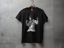 Load image into Gallery viewer, Elvis Presley Classic Black Graphic T-Shirt Product