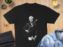 Load image into Gallery viewer, Legendary Guitarist Black Graphic Tee Shirt