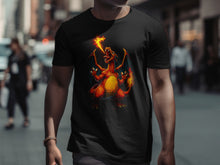 Load image into Gallery viewer, Charizard Breathing Fire Graphic T-shirt for Fans