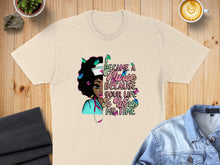 Load image into Gallery viewer, Cream t-shirt with a nurse graphic and text "I Became a Nurse Because Your Life is Worth My Time".