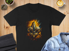 Load image into Gallery viewer, Graphic T-Shirt with Artistic Fleur-de-lis Design