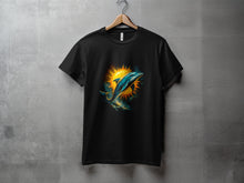 Load image into Gallery viewer, Colorful Dolphin and Sun Design Shirt Product