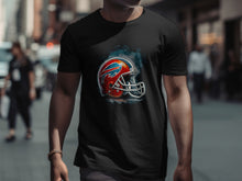 Load image into Gallery viewer, Vintage Football Helmet Design Art T-shirt