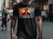 Load image into Gallery viewer, Vibrant LIX Super Bowl Graphic Black Shirt Product