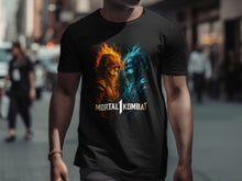 Load image into Gallery viewer, Mortal Kombat Fiery and Icy Characters Graphic T-shirt